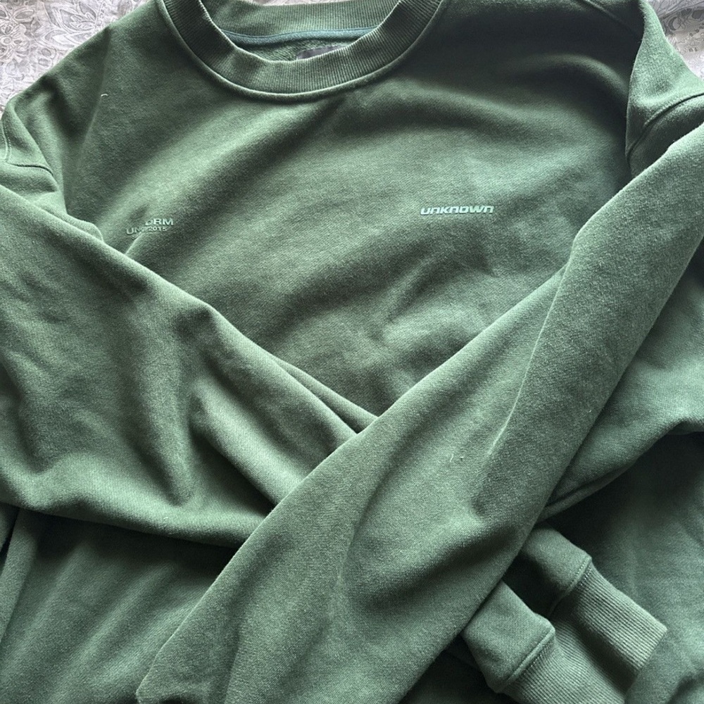 Stylish Green Crewneck Sweater